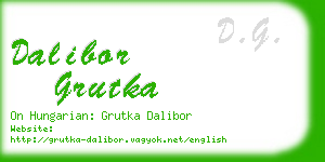 dalibor grutka business card